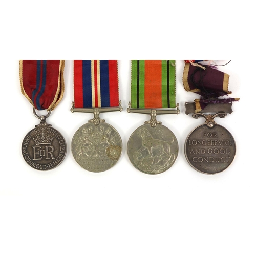 265 - British Military interest medal group including George V India long service medal awarded to S-SJT.W... 