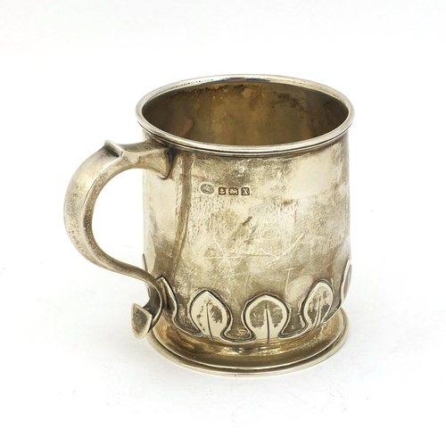 702 - Alexandra Clark silver cup, Birmingham 1922, 8.2cm high, approximate weight 202.9g