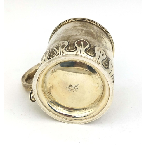 702 - Alexandra Clark silver cup, Birmingham 1922, 8.2cm high, approximate weight 202.9g