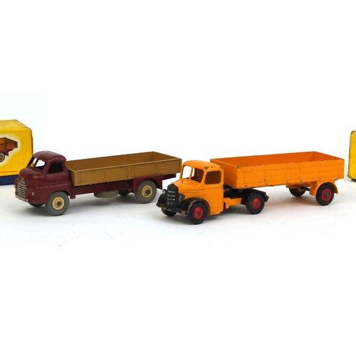 244 - Two boxed Dinky toys comprising, 408 big Bedford lorry and 409 Bedford articulated lorry