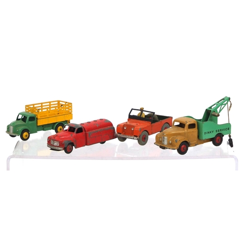 247 - Group of Dinky toys including planes, Royal Mail van, Post Office telephone vans and a Dinky toys de... 