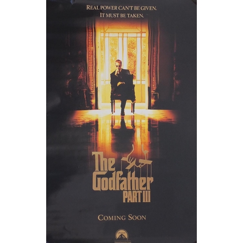 170 - Group of three US one sheet film posters comprising two Godfather Part III and LA Confidential, each... 