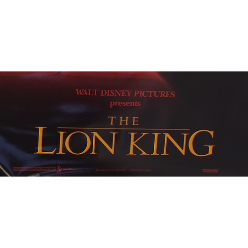 168 - Group of three US one sheet film posters comprising The Lion King, Dirty Dancing and Hook, each appr... 