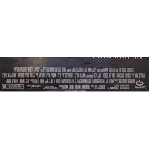 161 - US one sheet cast signed The Usual Suspects film poster, approximately 104cm x 70cm