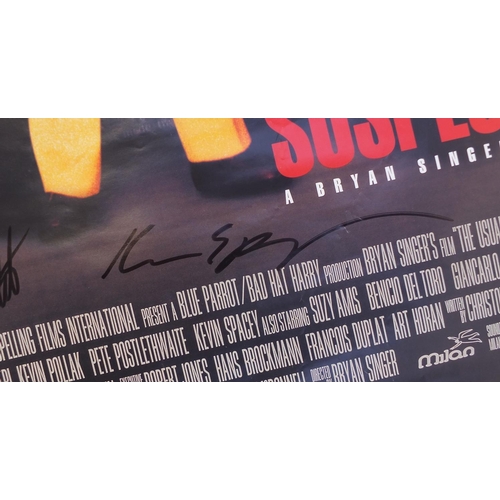 161 - US one sheet cast signed The Usual Suspects film poster, approximately 104cm x 70cm