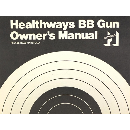 311 - Two vintage healthways topscore BB air pistol including a boxed example, model No.0747885 and No.103... 