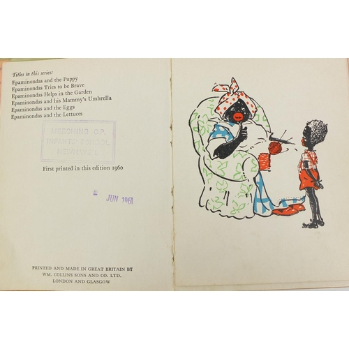 190 - Two vintage children's Epaminondas hardback books, comprising Helps in the Garden and Try's to be Br... 