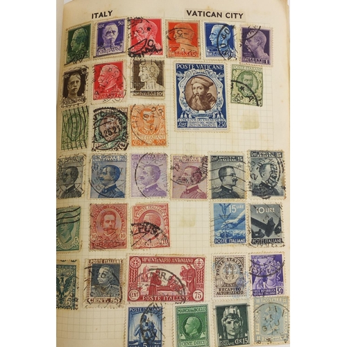 191 - Stamp album containing World stamps including Chinese examples