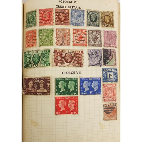 191 - Stamp album containing World stamps including Chinese examples