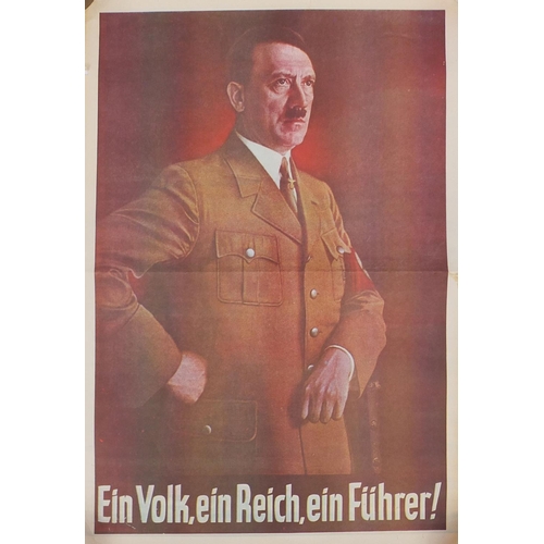 181 - Group of five Military interest propaganda posters, comprising one of Hitler, Verdunkeln, I take thi... 