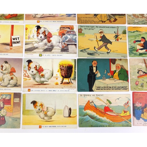 210 - Group of postcards including sailor greetings, novelty cards and comical examples