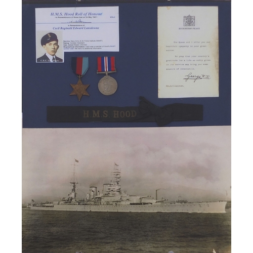 276 - British Military interest World War II medal group and related ephemera in relation to Cecil Reginal... 