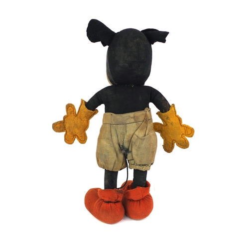 241 - 1920's Mickey Mouse soft toy, 30cm high