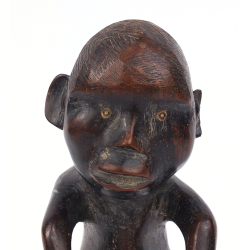 508 - Tribal interest carved wooden figure, 26cm high