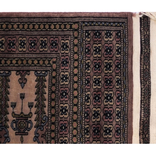 2048 - Rectangular Pakistan carpet runner having an all over Saph design, 200cm x 61cm