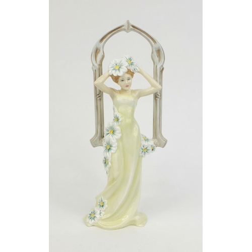 2115 - Boxed Royal Doulton figurine from the Art Nouveau collection Winter Festival HN5201, limited edition... 