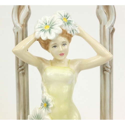 2115 - Boxed Royal Doulton figurine from the Art Nouveau collection Winter Festival HN5201, limited edition... 