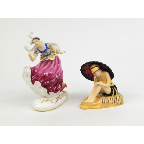 2121 - Two boxed Royal Doulton HN icons figurine comprising Sunshine Girl HN5650 No.1200/2500 and Columbine... 