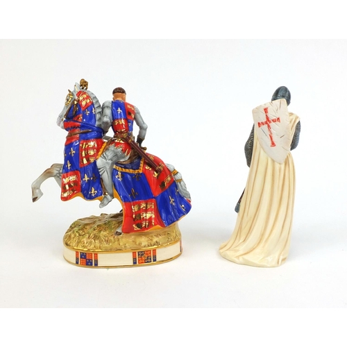 2120 - Two boxed Royal Doulton HN icons figures comprising  Henry V at Agincourt HN5656 No.1249/2500 and Kn... 