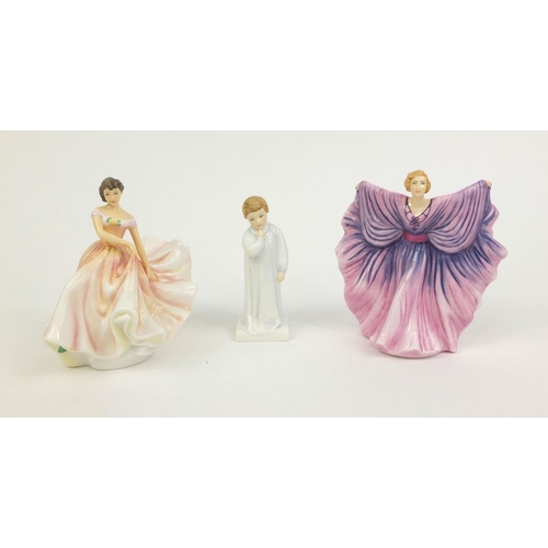 2123 - Three boxed Royal Doulton HN icons figurines comprising The Polka HN 5652 No.1152/2500, Darling HN 5... 