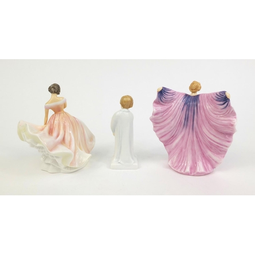 2123 - Three boxed Royal Doulton HN icons figurines comprising The Polka HN 5652 No.1152/2500, Darling HN 5... 