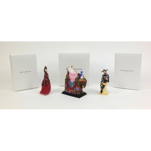 2122 - Three boxed Royal Doulton HN icons figures comprising Princess Badoura HN5651 No.1037/2500, Mantilla... 