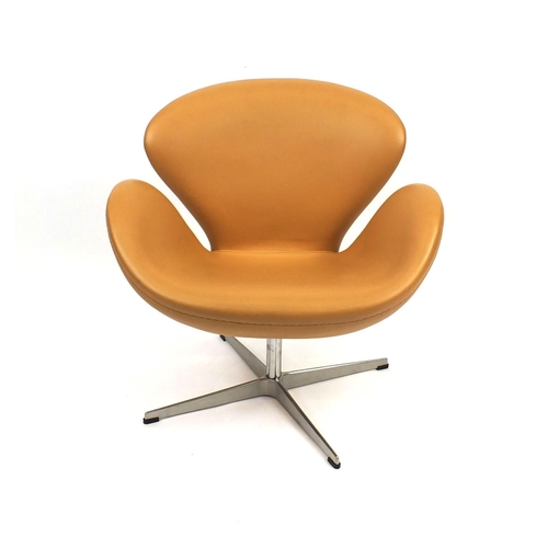 2039 - Arne Jacobsen design swan chair, 73cm high