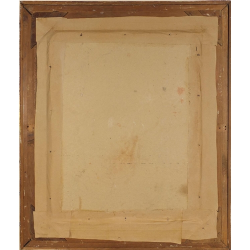 2155 - Oil onto board abstract composition, bearing a signature Nicholson '72, framed, 48cm x 38cm excludin... 