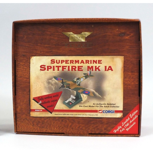 2341 - Three boxed Corgi Aviation Archive die cast aeroplanes comprising Lockheed Lightning, Super Marine S... 