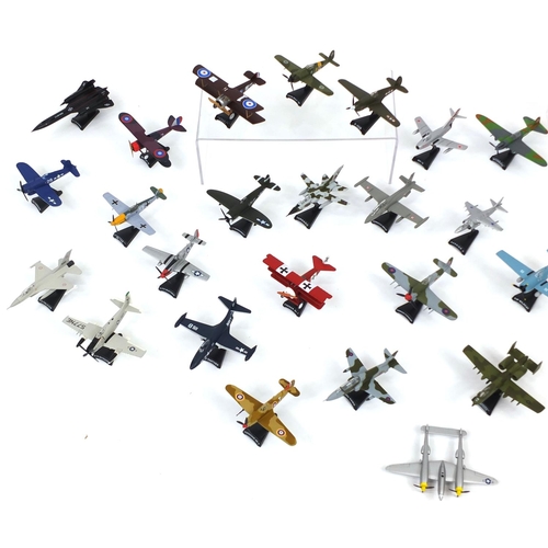 2335 - Large collection of die cast model planes