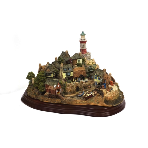 2144 - Lilliput Lane cottage Out of The Storm limited edition No.2186/3000 together with box