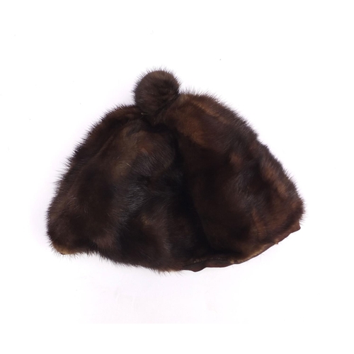 2321 - Ladies Jobis brown fur coat probably mink, 120cm long