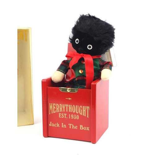 2355 - Vintage boxed Merrythought jack in the box, 28cm high