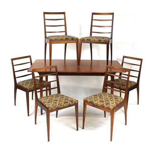 2007 - Vintage McIntosh & Co of Kirkcaldy Scotland teak dining suite comprising rectangular extending dinin... 