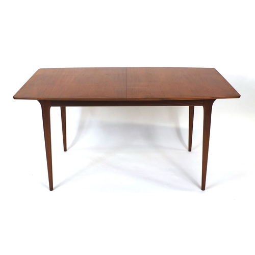 2007 - Vintage McIntosh & Co of Kirkcaldy Scotland teak dining suite comprising rectangular extending dinin... 