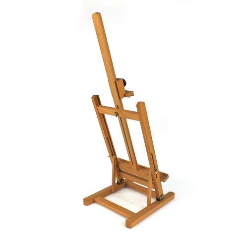 74 - Winsor & Newton adjustable artists easel, 76cm high