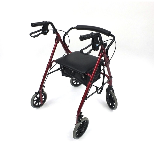 99 - Red folding mobility aide