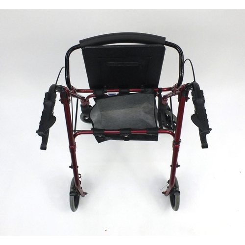 99 - Red folding mobility aide