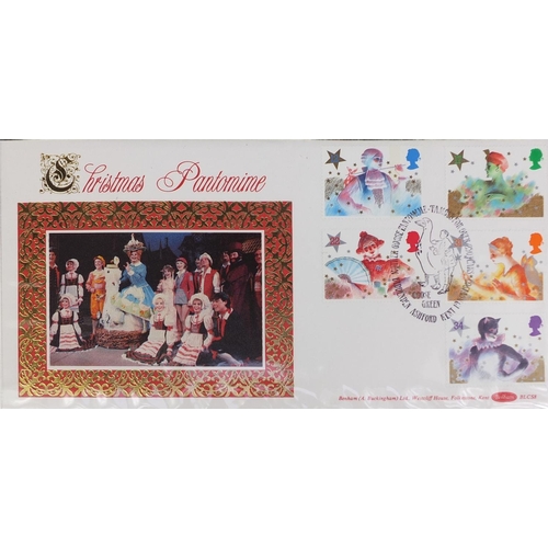 2749 - Four albums of predominately Benhams first day covers