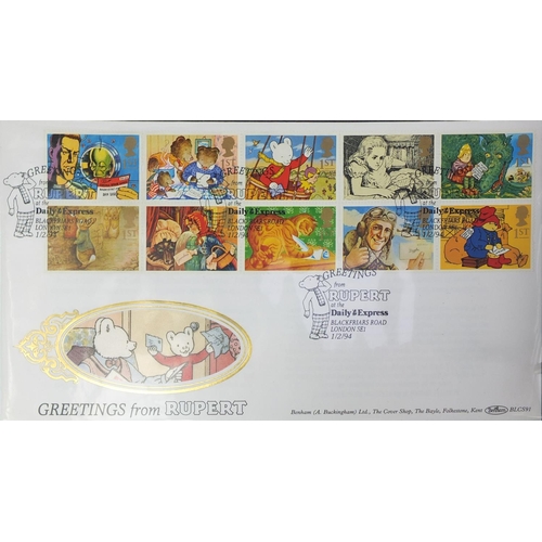 2750 - Four albums of predominately Benhams first day covers