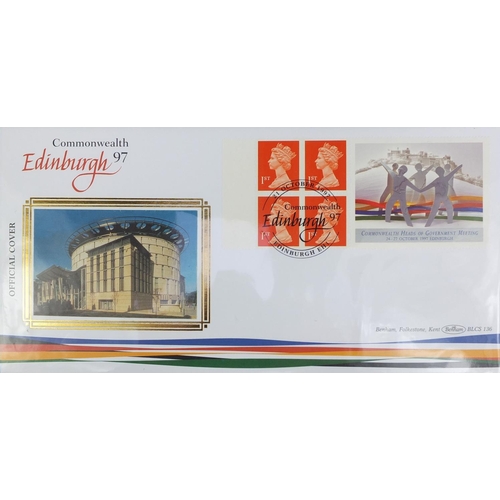 2750 - Four albums of predominately Benhams first day covers