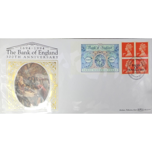 2750 - Four albums of predominately Benhams first day covers