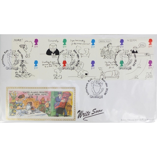 2750 - Four albums of predominately Benhams first day covers