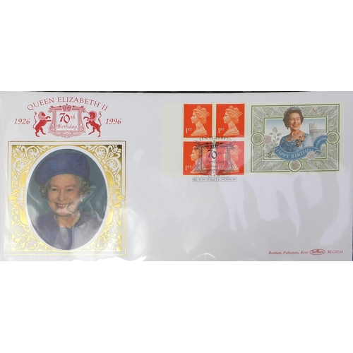 2750 - Four albums of predominately Benhams first day covers