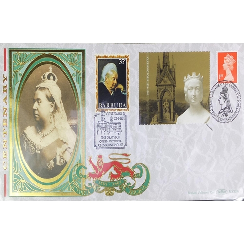 2751 - Four albums of predominately Benhams first day covers