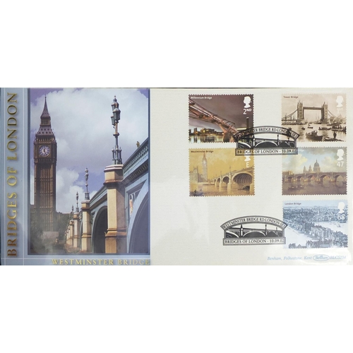 2751 - Four albums of predominately Benhams first day covers