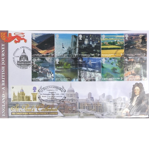 2753 - Three albums of predominately Benhams first day covers