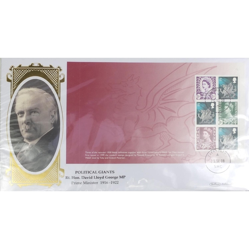 2753 - Three albums of predominately Benhams first day covers