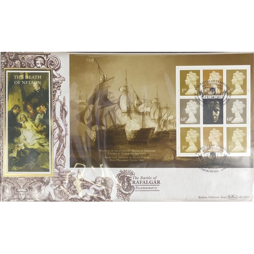 2753 - Three albums of predominately Benhams first day covers