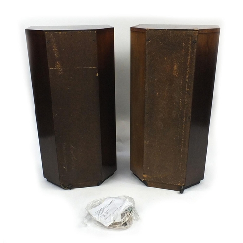 220 - Pair of floor standing Goodmans Axiom 300 speakers, 99cm high x 50cm wide x 39cm deep